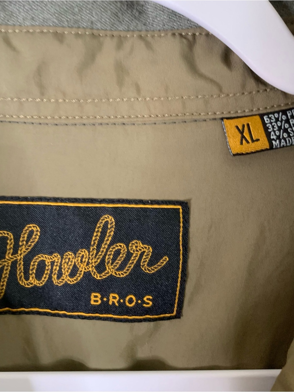Howler bros mean gray stockman long sleeve snap shirt XL - Picture 6 of 7